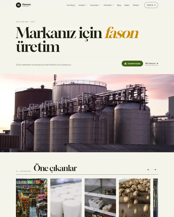 Tema 26 – Minimal tasarım önizlemesi